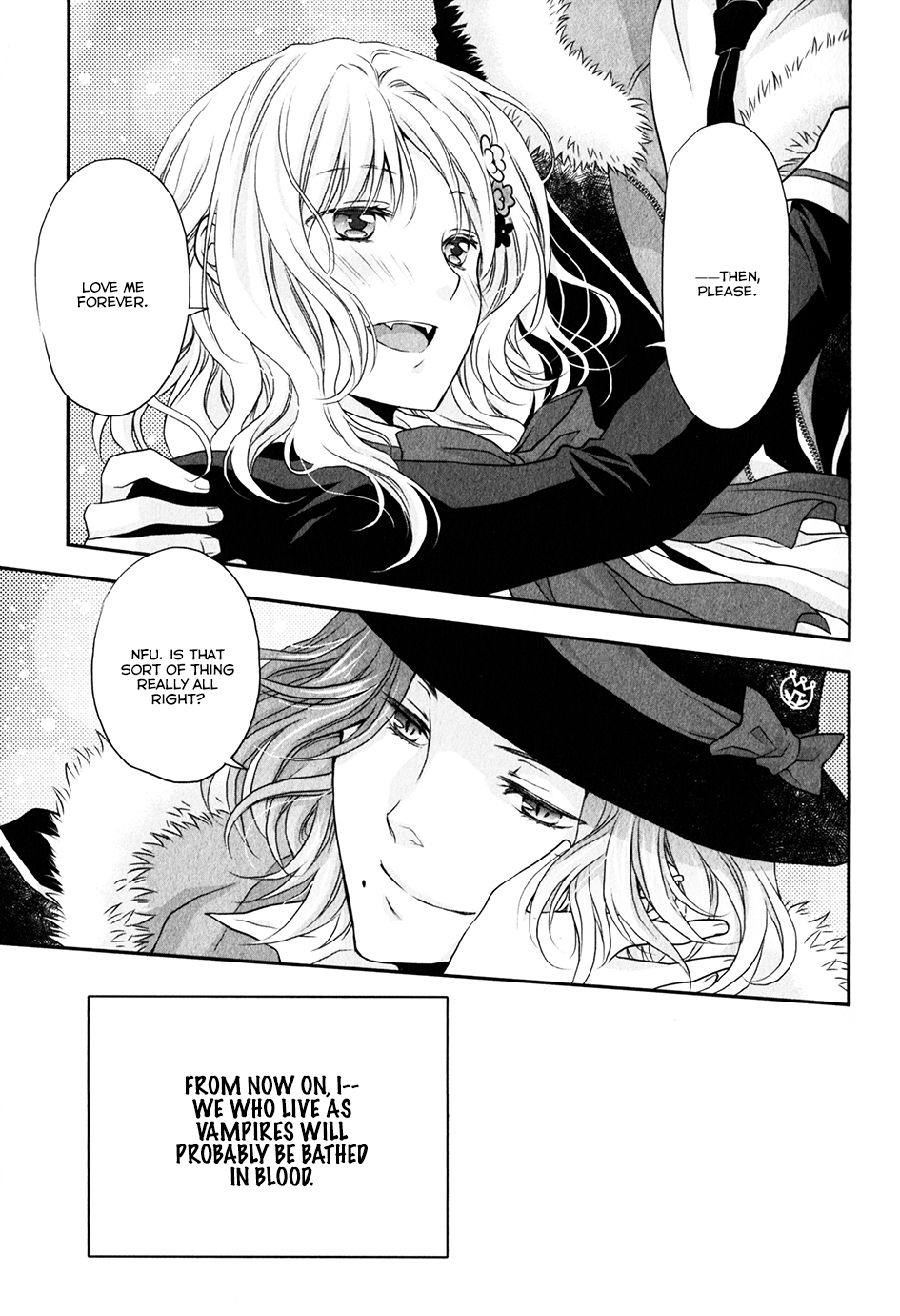 Diabolik Lovers Sequel Chapter 1.2 page 41 - Vol.1 Chapter 2: Laito Sakamaki - Second Part
