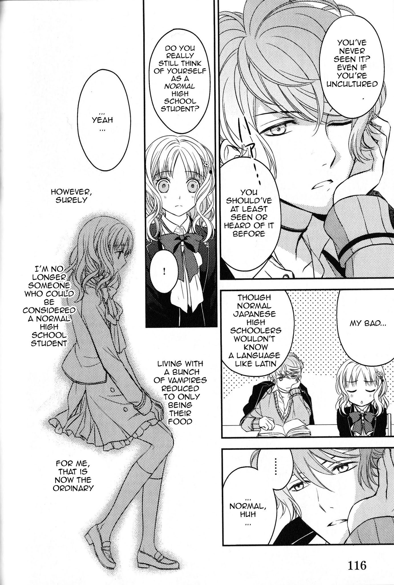 Diabolik Lovers Sequel Chapter 2.3 page 20 - Vol.2 Chapter 3: Shu Sakamaki - Revenge of the Sloth: the Aftermath [End]