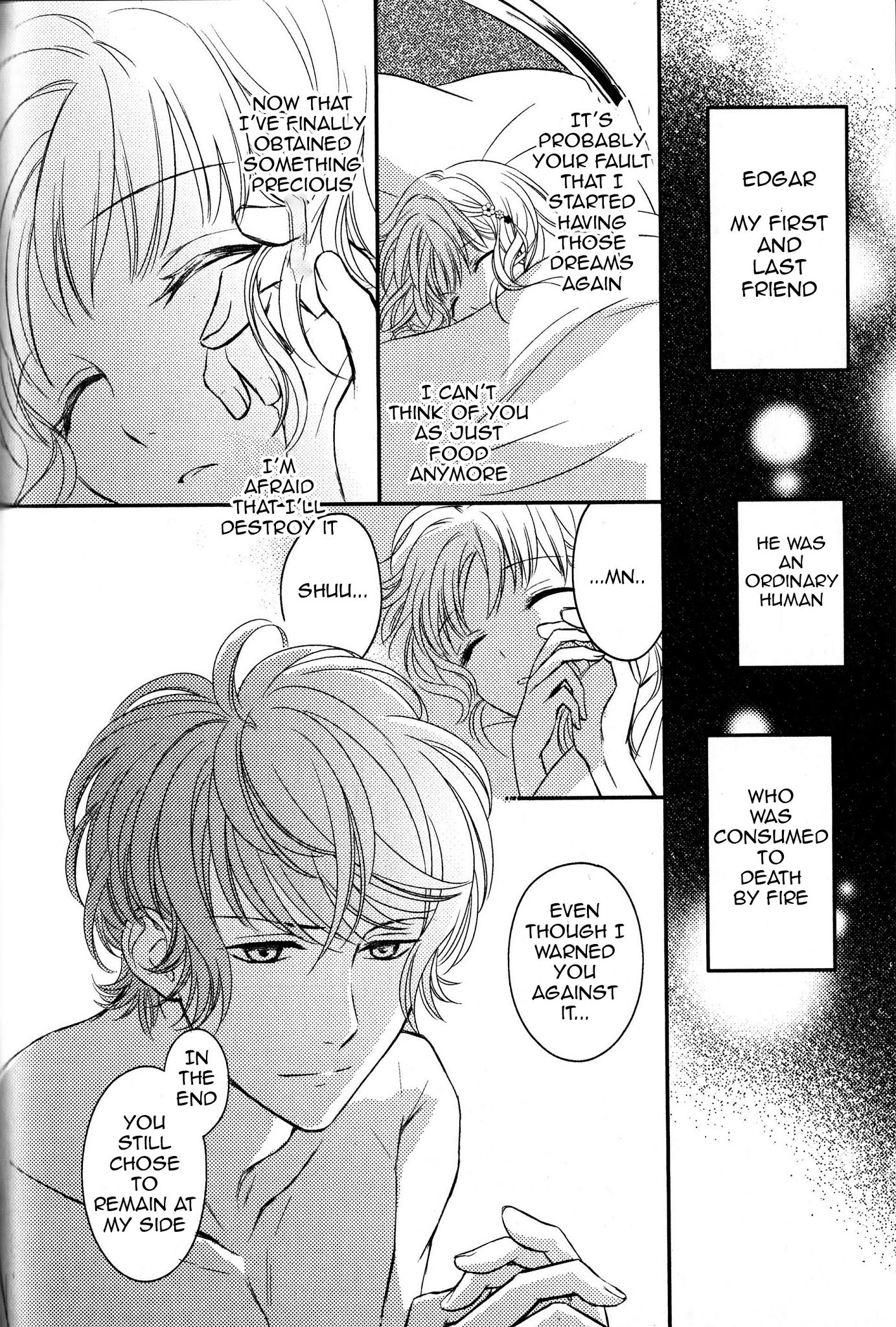 Diabolik Lovers Sequel Chapter 2.3 page 34 - Vol.2 Chapter 3: Shu Sakamaki - Revenge of the Sloth: the Aftermath [End]