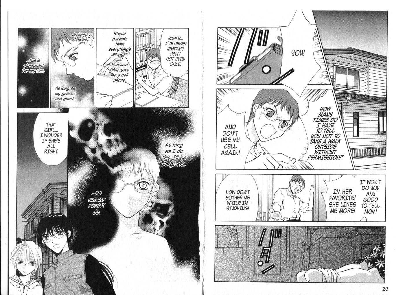 Diabolo Chapter 2.6 page 14 - Vol.2 Chapter 6 : 6 Omen I \ 7 Omen II \ 8 Suspicion \ 9 Awakening \ 10 Decision
