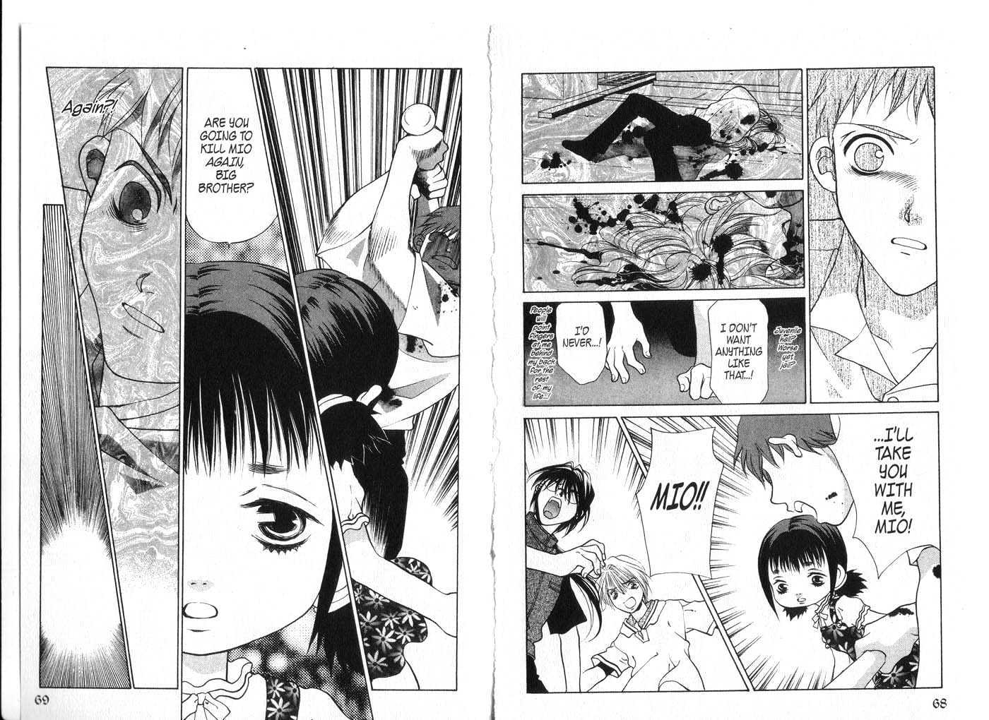 Diabolo Chapter 2.6 page 35 - Vol.2 Chapter 6 : 6 Omen I \ 7 Omen II \ 8 Suspicion \ 9 Awakening \ 10 Decision