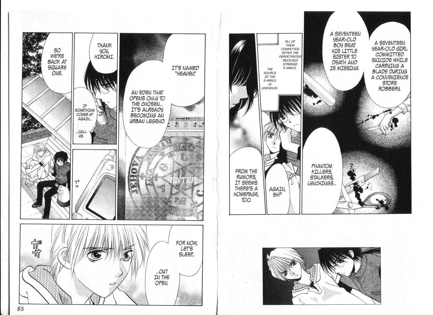 Diabolo Chapter 2.6 page 42 - Vol.2 Chapter 6 : 6 Omen I \ 7 Omen II \ 8 Suspicion \ 9 Awakening \ 10 Decision