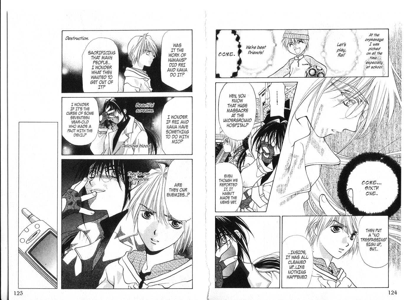 Diabolo Chapter 2.6 page 63 - Vol.2 Chapter 6 : 6 Omen I \ 7 Omen II \ 8 Suspicion \ 9 Awakening \ 10 Decision