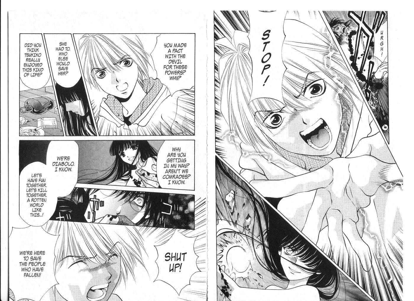 Diabolo Chapter 2.6 page 73 - Vol.2 Chapter 6 : 6 Omen I \ 7 Omen II \ 8 Suspicion \ 9 Awakening \ 10 Decision