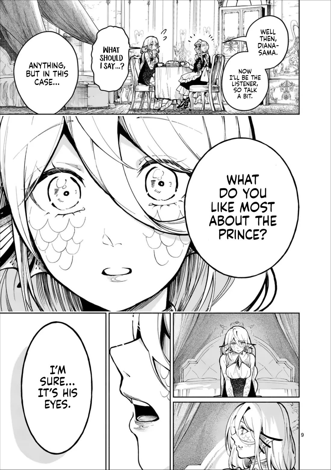 Diana Is a Strange Mermaid Chapter 12 page 9 - Chapter 12