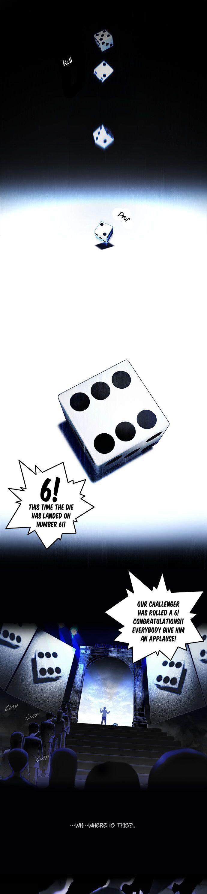 DICE: The Cube that Changes Everything Chapter 1 page 2 - Chapter 1: You cannot stop a dice that has been thrown.