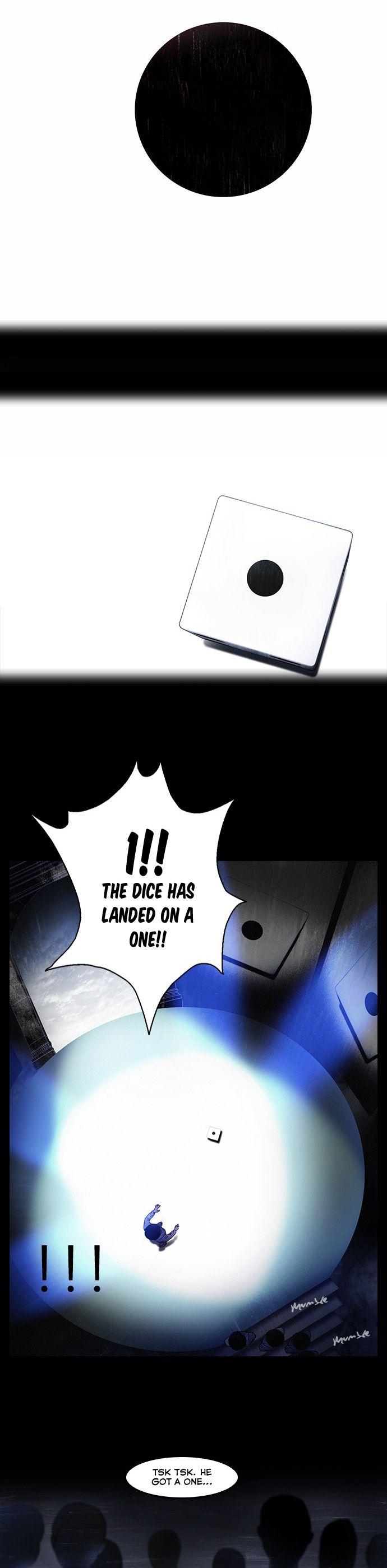 DICE: The Cube that Changes Everything Chapter 1 page 6 - Chapter 1: You cannot stop a dice that has been thrown.