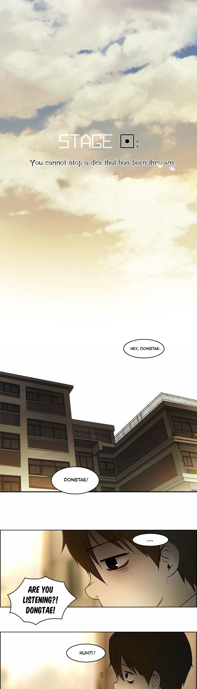 DICE: The Cube that Changes Everything Chapter 1 page 9 - Chapter 1: You cannot stop a dice that has been thrown.