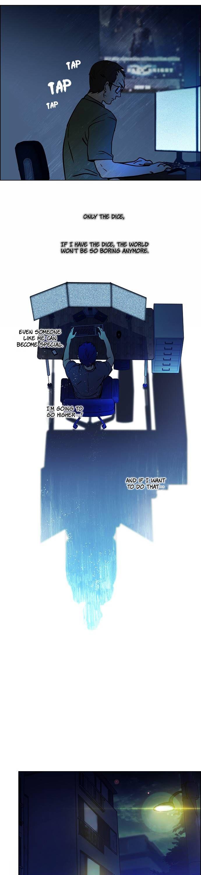 DICE: The Cube that Changes Everything Chapter 12 page 16 - Chapter 12: Dice that have fallen to the ground have no meaning.