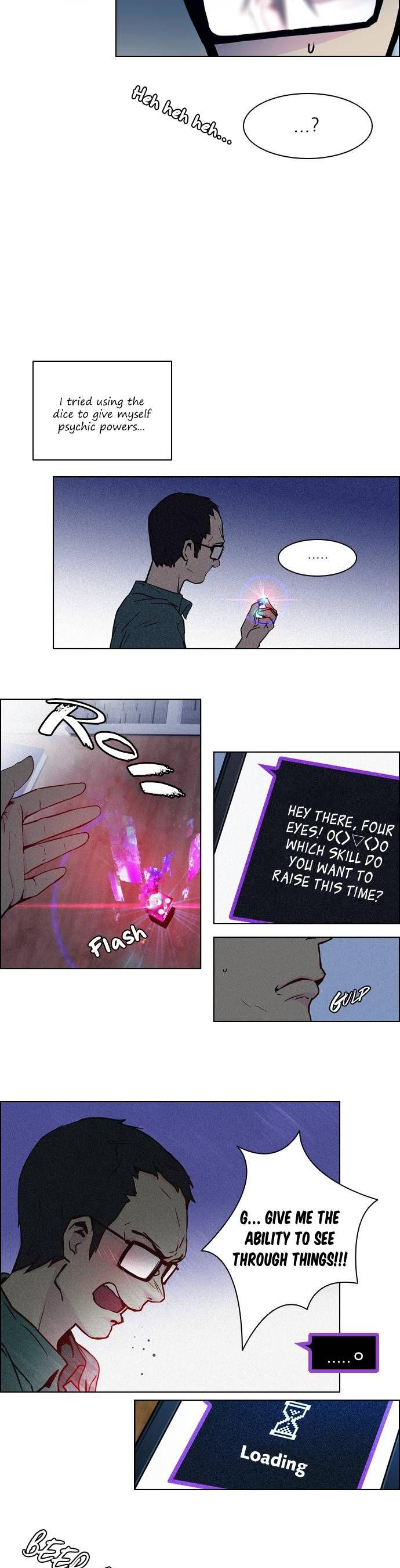 DICE: The Cube that Changes Everything Chapter 12 page 6 - Chapter 12: Dice that have fallen to the ground have no meaning.