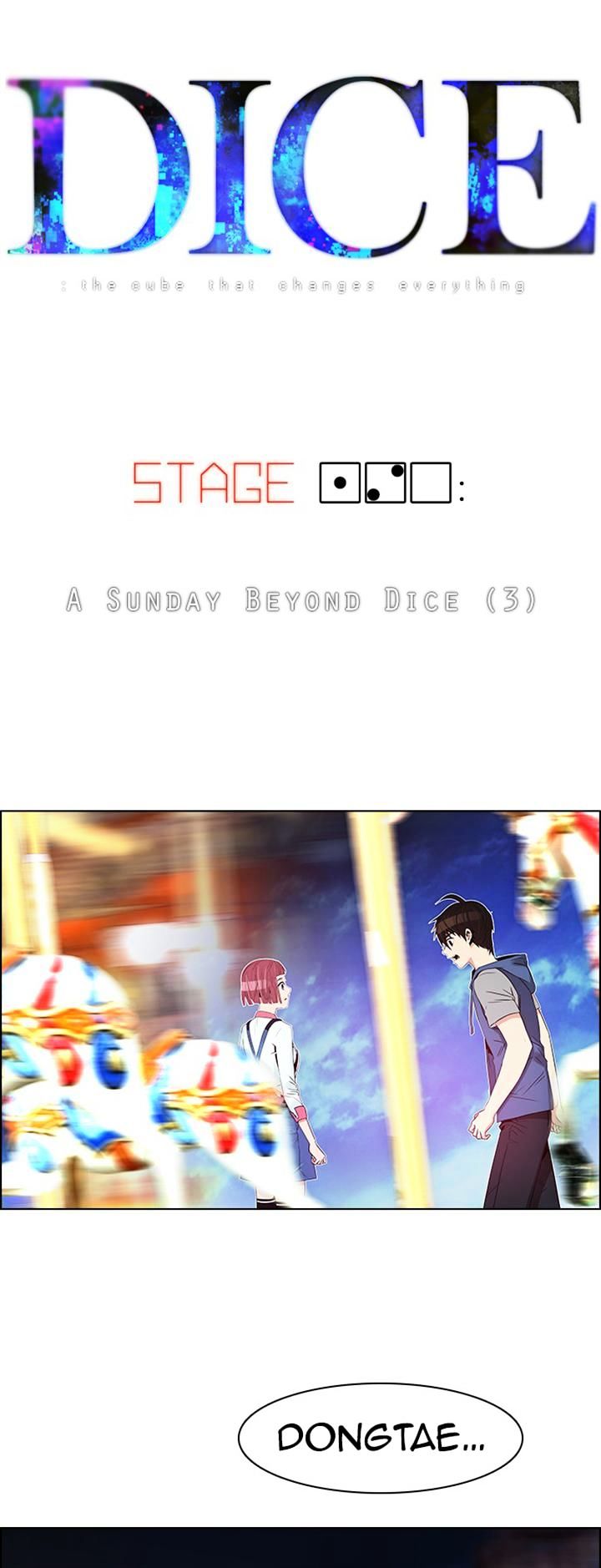 DICE: The Cube that Changes Everything Chapter 120.2 page 3 - Chapter 120 v2 : A Sunday Beyond Dice (3)