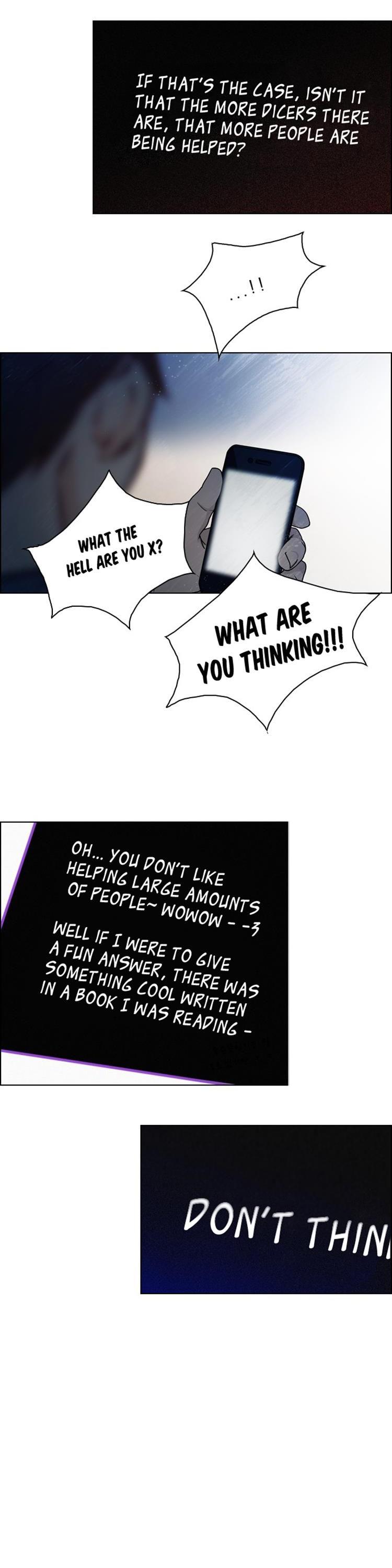 DICE: The Cube that Changes Everything Chapter 16 page 30 - Chapter 16: CHAOS (Congratulations on becoming a dicer)