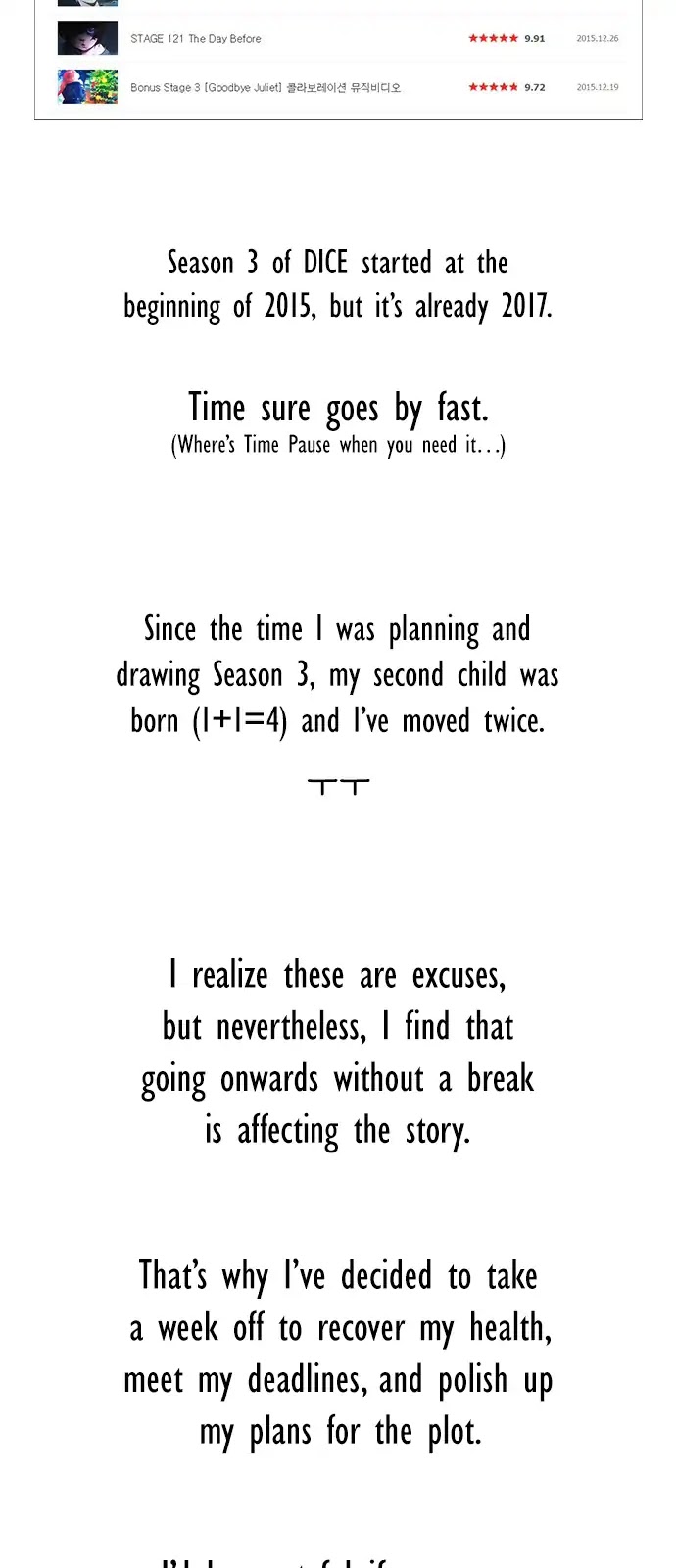 DICE: The Cube that Changes Everything Chapter 179.5 page 2 - Chapter 179.5: STAGE 179.5: Extra