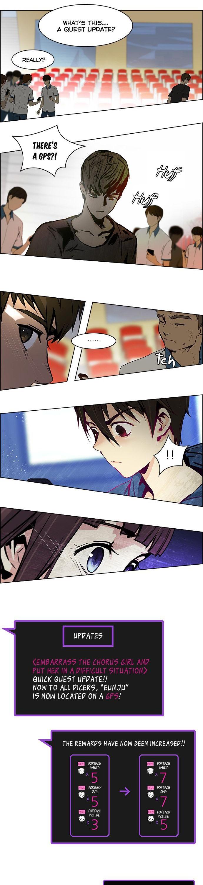 DICE: The Cube that Changes Everything Chapter 32 page 15 - Chapter 32: (Fixed)a Long Day (7)