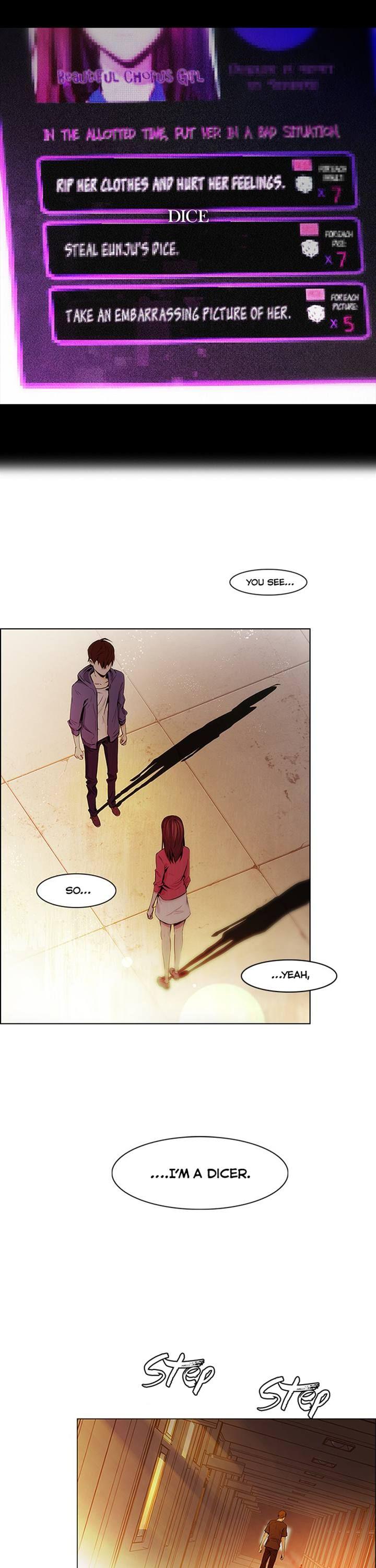 DICE: The Cube that Changes Everything Chapter 34 page 1 - Chapter 34: a Long Day (9)