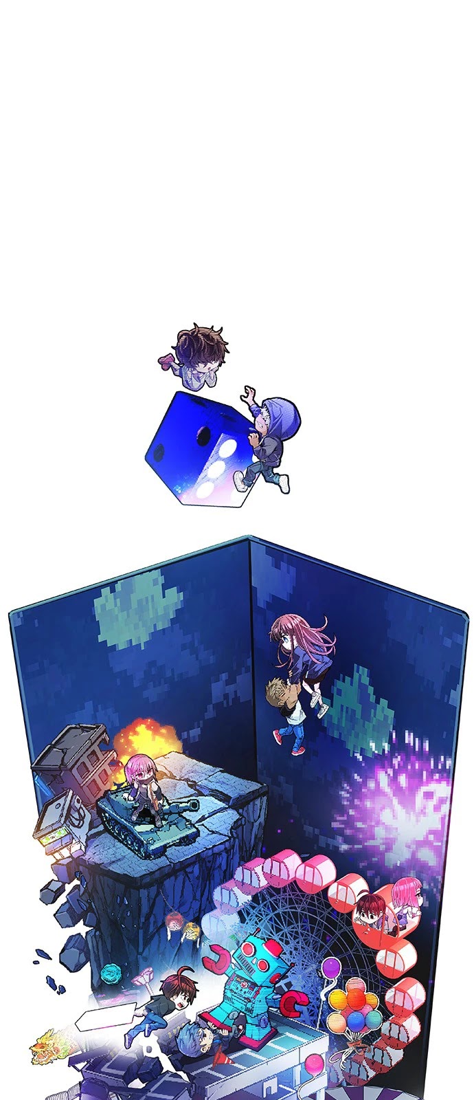 DICE: The Cube that Changes Everything Chapter 350 page 1 - Chapter 350: Kaleidoscope (5)