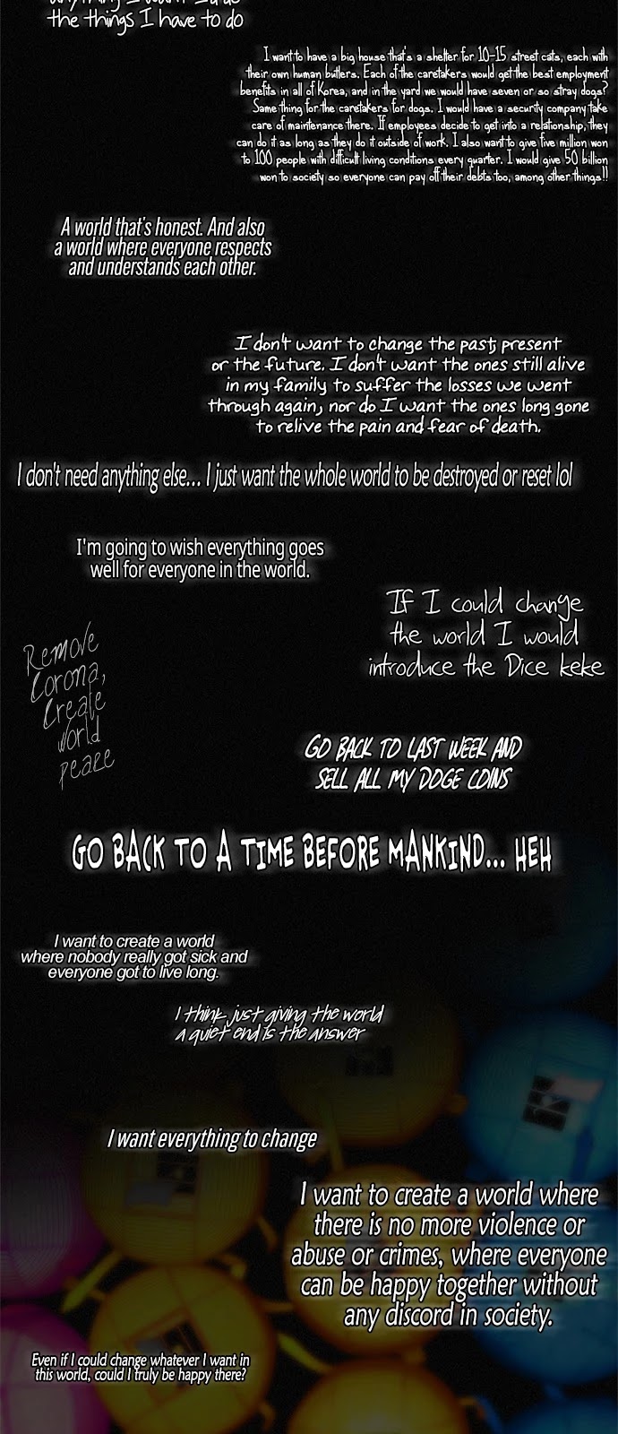 DICE: The Cube that Changes Everything Chapter 380 page 131 - Chapter 380: Stage 380: If I ruled the world (2)