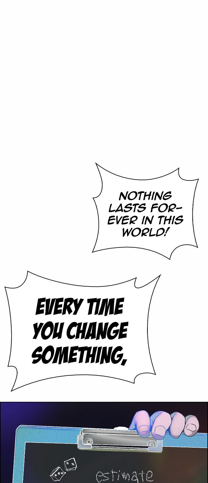 DICE: The Cube that Changes Everything Chapter 383 page 1 - Chapter 383: Stage 383: Singing under the rainbow (3)