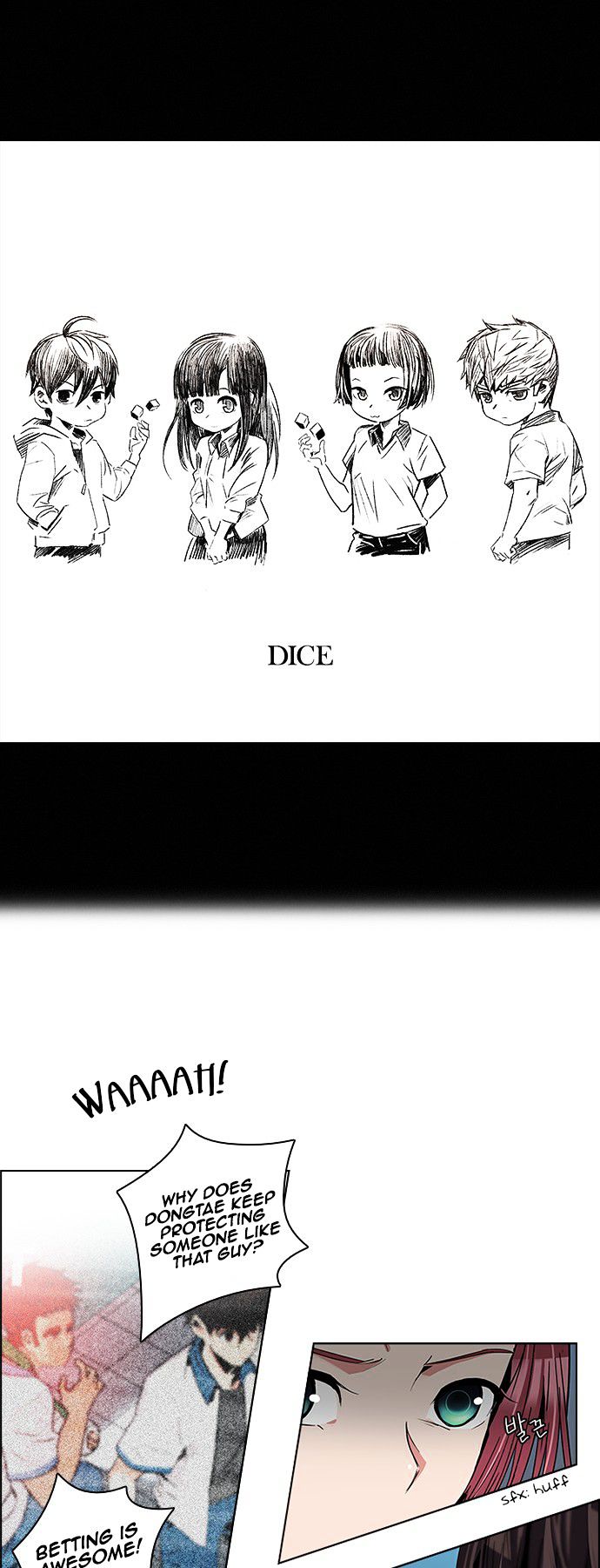 DICE: The Cube that Changes Everything Chapter 92 page 1 - Chapter 92 : First Period (5)(fixed)