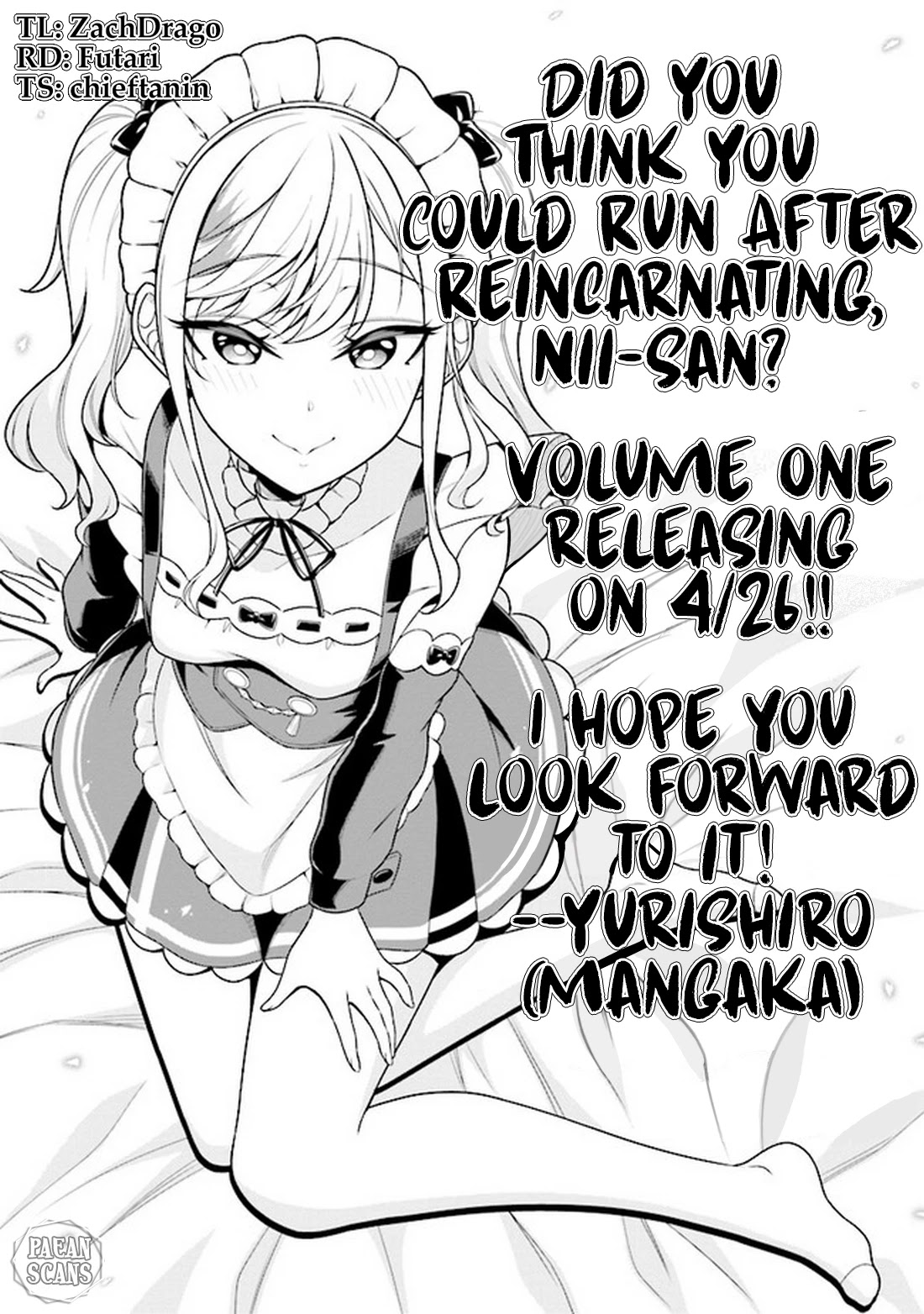 Did You Think You Could Run After Reincarnating, Nii-san? Chapter 5.3 page 1 - Chapter 5.3: Omake