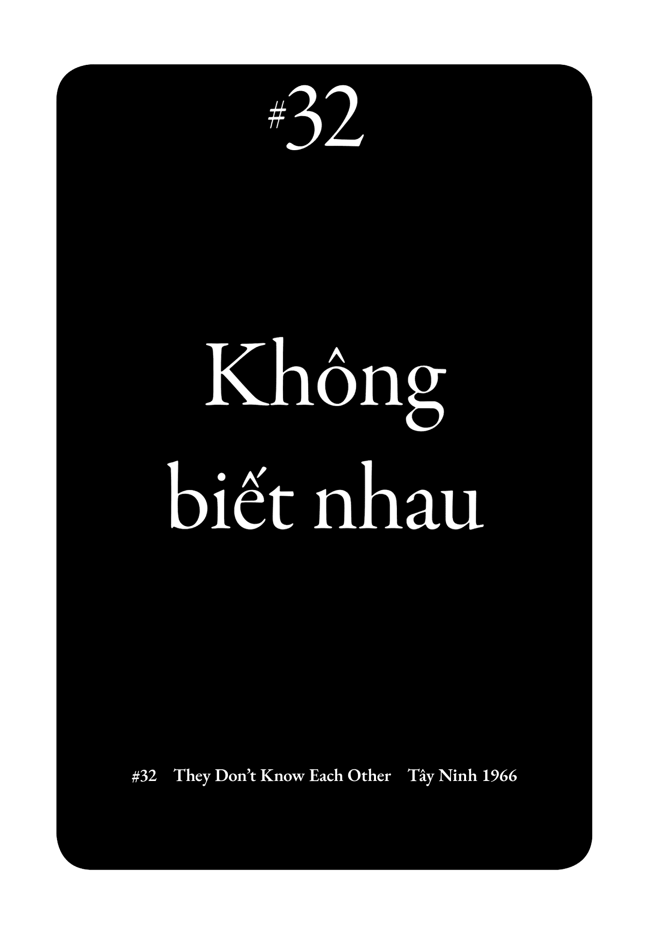 Dien Bien Phu Chapter 32 page 1 - Chapter 32: They Don't Know Each Other