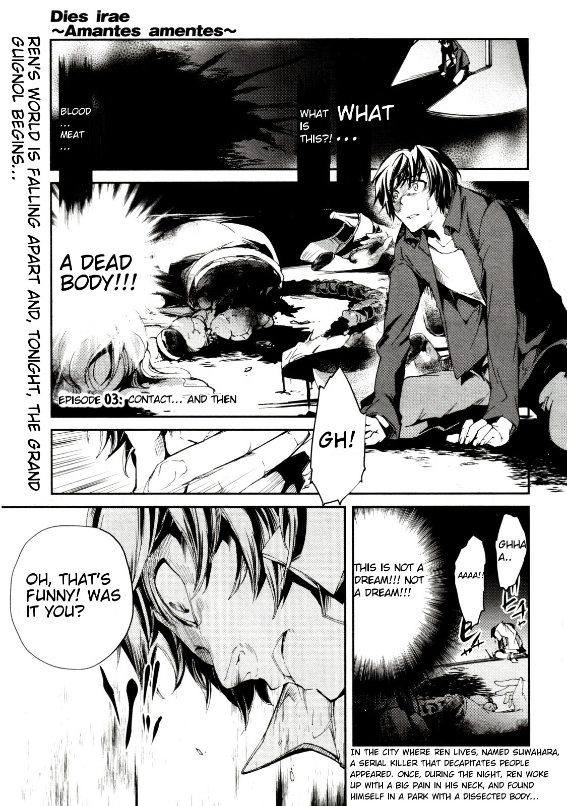 Dies Irae - Amantes Amentes Chapter 3 page 1 - Chapter 3: Contact... and then