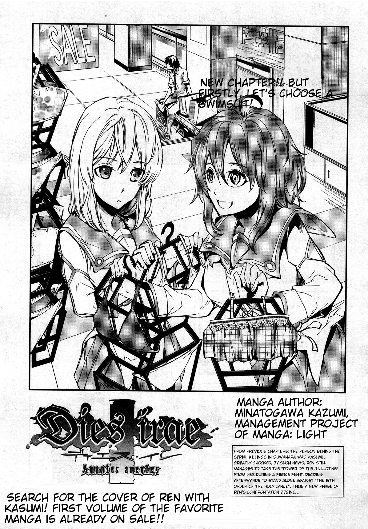 Dies Irae - Amantes Amentes Chapter 7 page 1 - Chapter 7: Madness in the Arsenal of a Madman