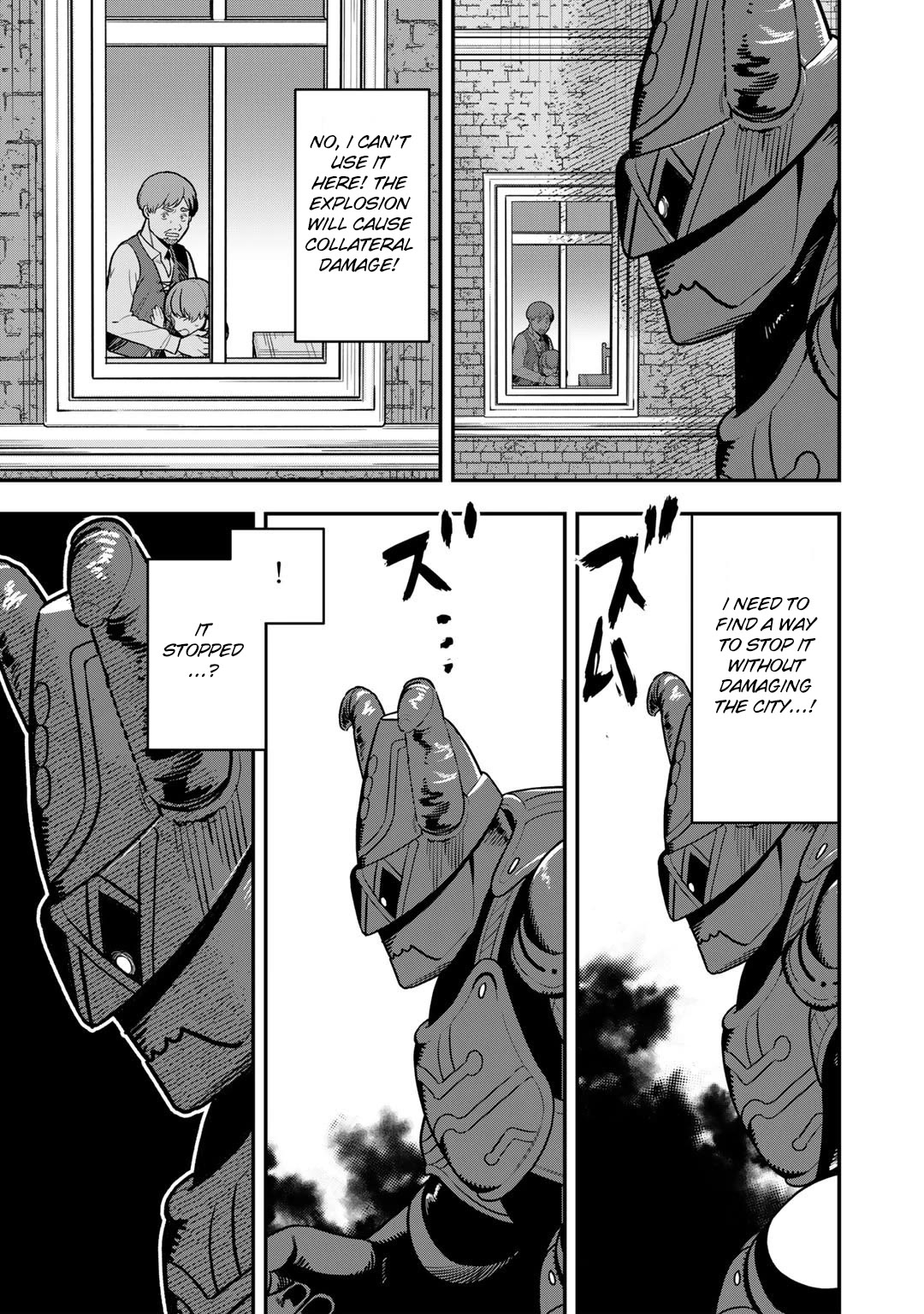 Different World Adventures Of A Lone Japan Ground Self Defense Force Ensign Chapter 10 page 12 - Chapter 10: Jet Black Golem
