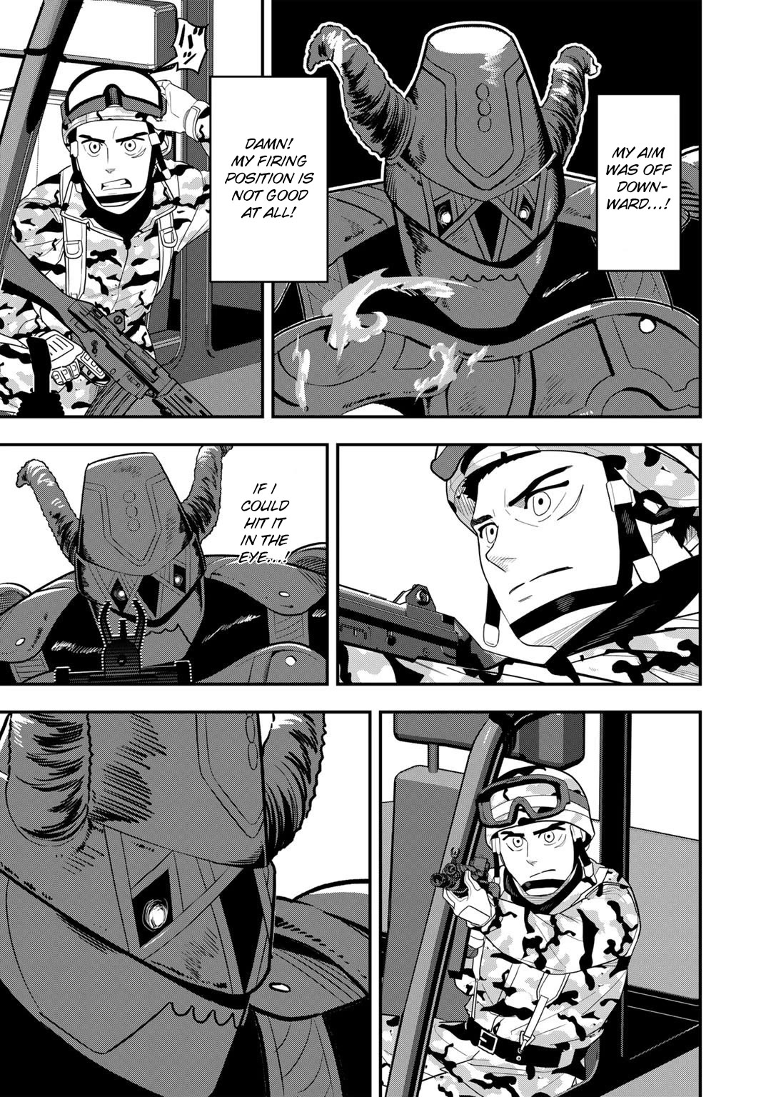 Different World Adventures Of A Lone Japan Ground Self Defense Force Ensign Chapter 10 page 22 - Chapter 10: Jet Black Golem