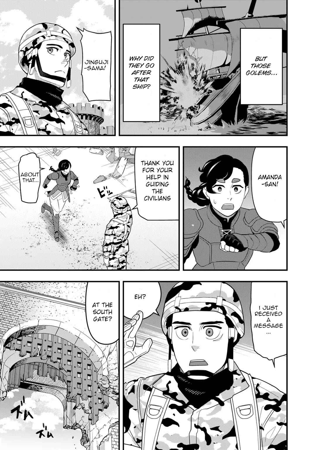 Different World Adventures Of A Lone Japan Ground Self Defense Force Ensign Chapter 10 page 6 - Chapter 10: Jet Black Golem