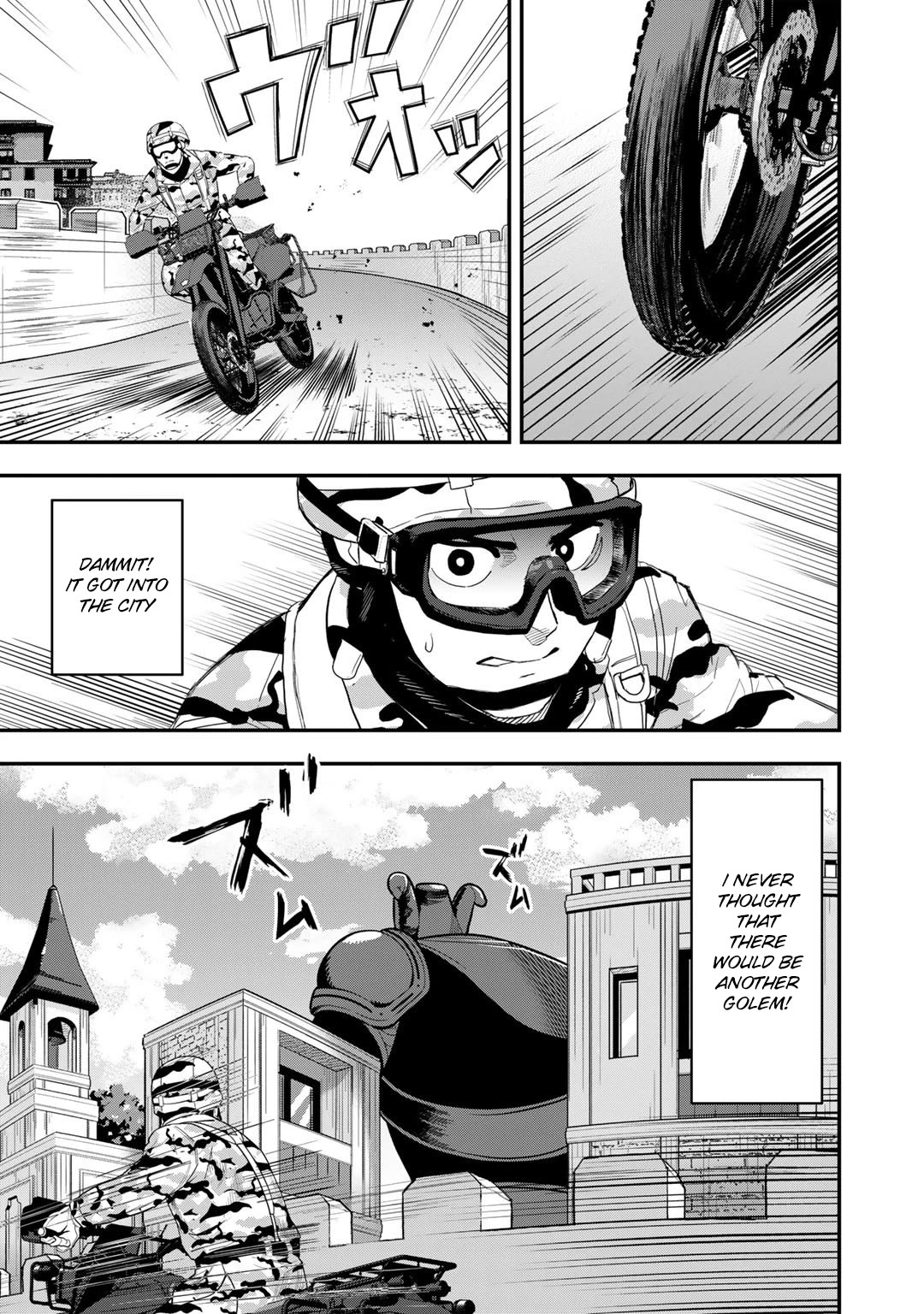 Different World Adventures Of A Lone Japan Ground Self Defense Force Ensign Chapter 10 page 8 - Chapter 10: Jet Black Golem