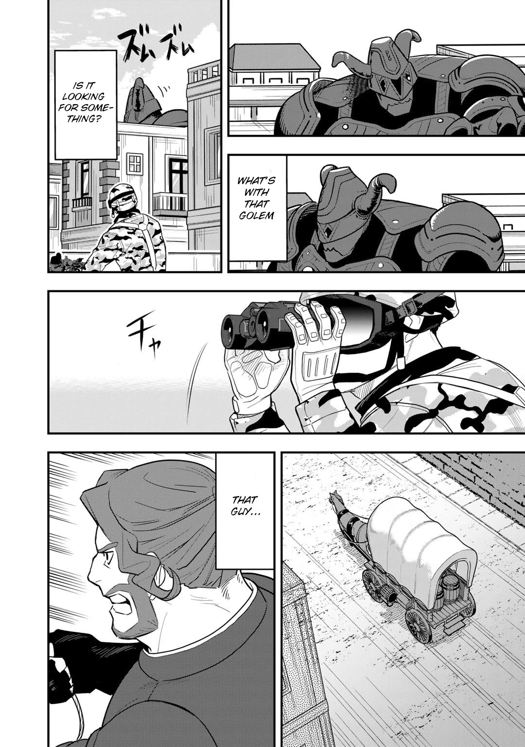Different World Adventures Of A Lone Japan Ground Self Defense Force Ensign Chapter 10 page 9 - Chapter 10: Jet Black Golem