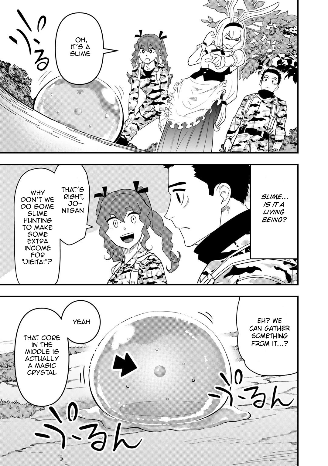 Different World Adventures Of A Lone Japan Ground Self Defense Force Ensign Chapter 13 page 24 - Chapter 13: Slime 1