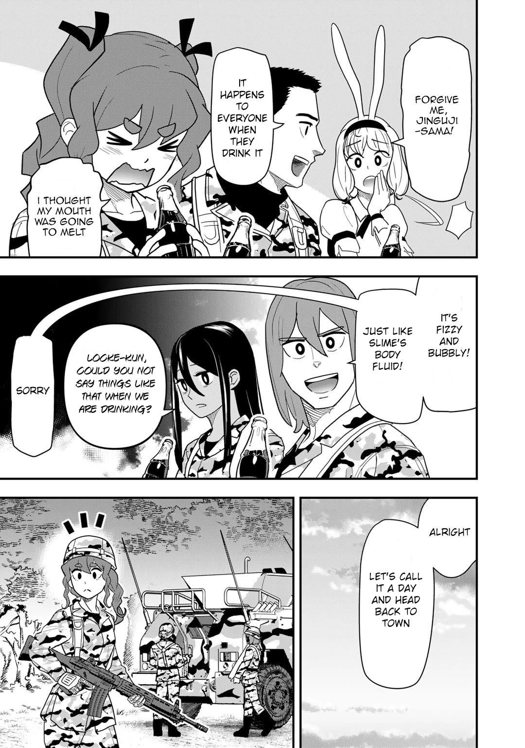 Different World Adventures Of A Lone Japan Ground Self Defense Force Ensign Chapter 14 page 8 - Chapter 14: Slime 2