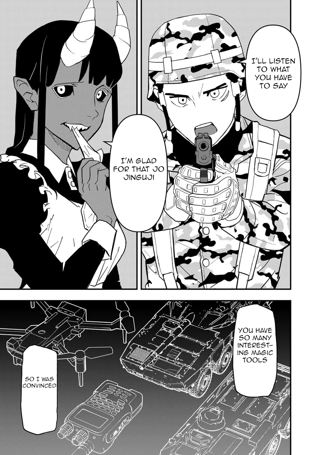Different World Adventures Of A Lone Japan Ground Self Defense Force Ensign Chapter 19 page 10 - Chapter 19: Devil II