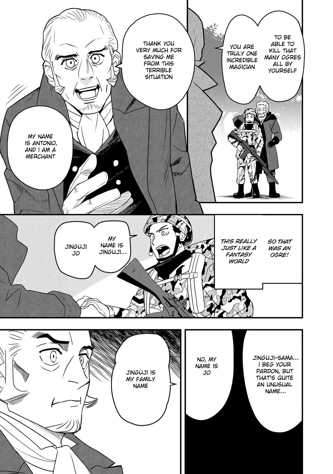 Different World Adventures Of A Lone Japan Ground Self Defense Force Ensign Chapter 2 page 10 - Chapter 2: First contact
