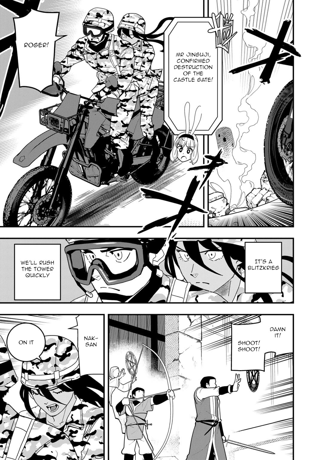 Different World Adventures Of A Lone Japan Ground Self Defense Force Ensign Chapter 21 page 22 - Chapter 21: Return Of The Brave II