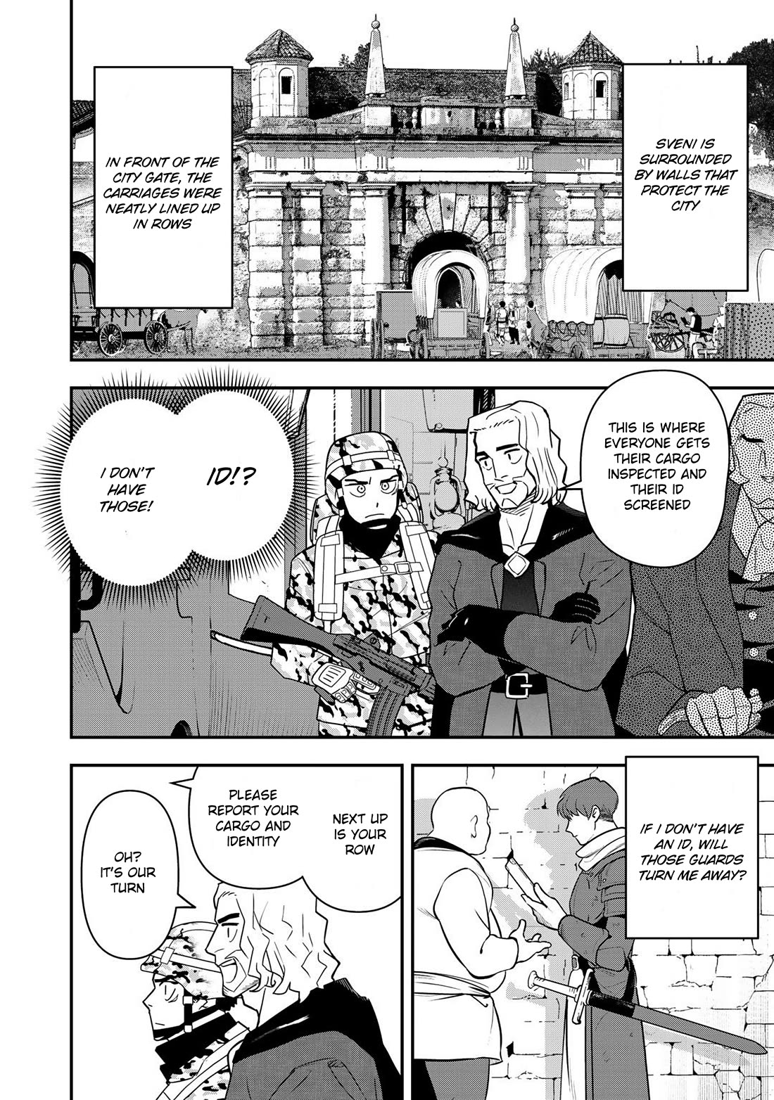 Different World Adventures Of A Lone Japan Ground Self Defense Force Ensign Chapter 3 page 5 - Chapter 3: Free trading city of Sveni