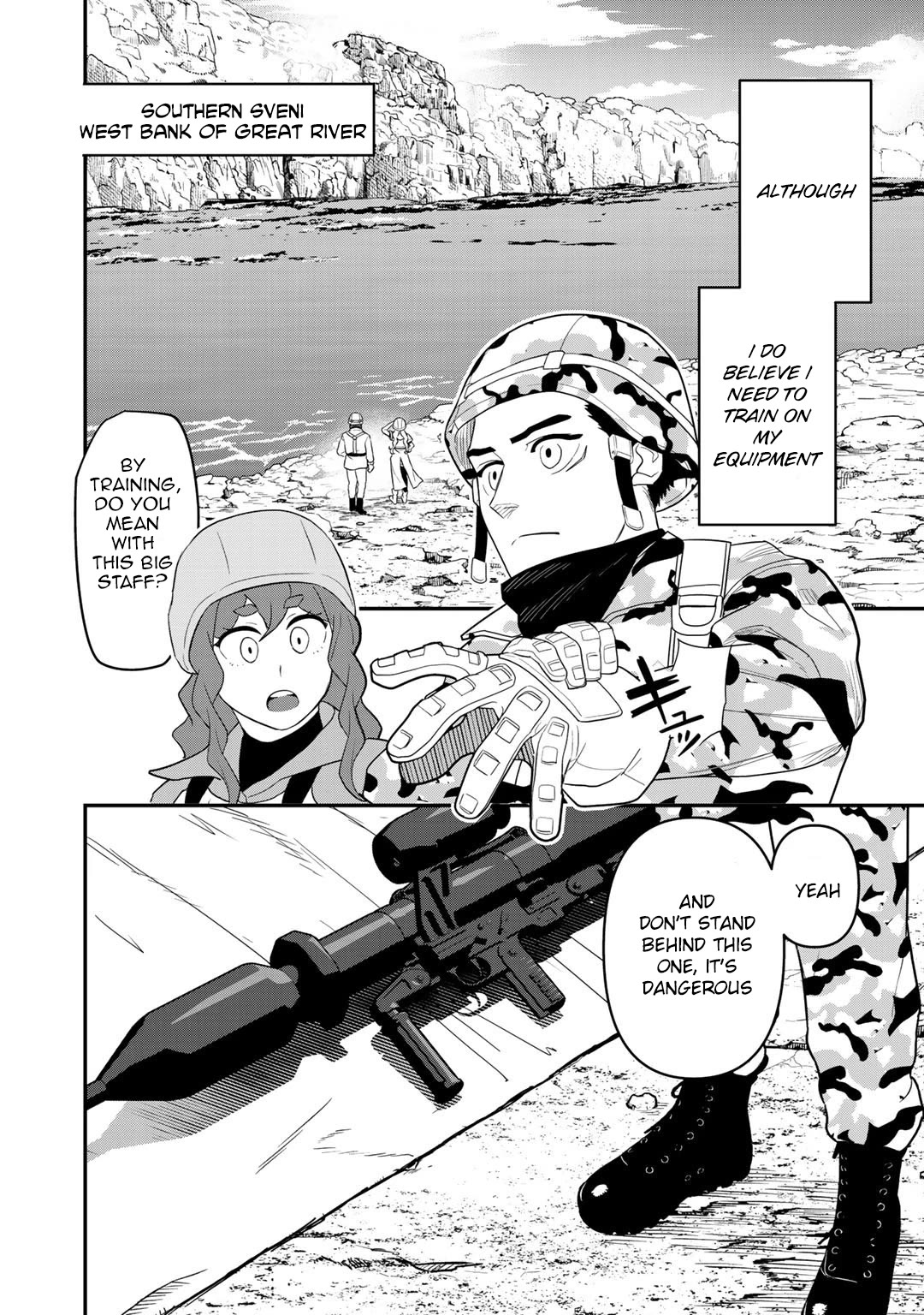 Different World Adventures Of A Lone Japan Ground Self Defense Force Ensign Chapter 8 page 19 - Chapter 8: The young man with blue hair
