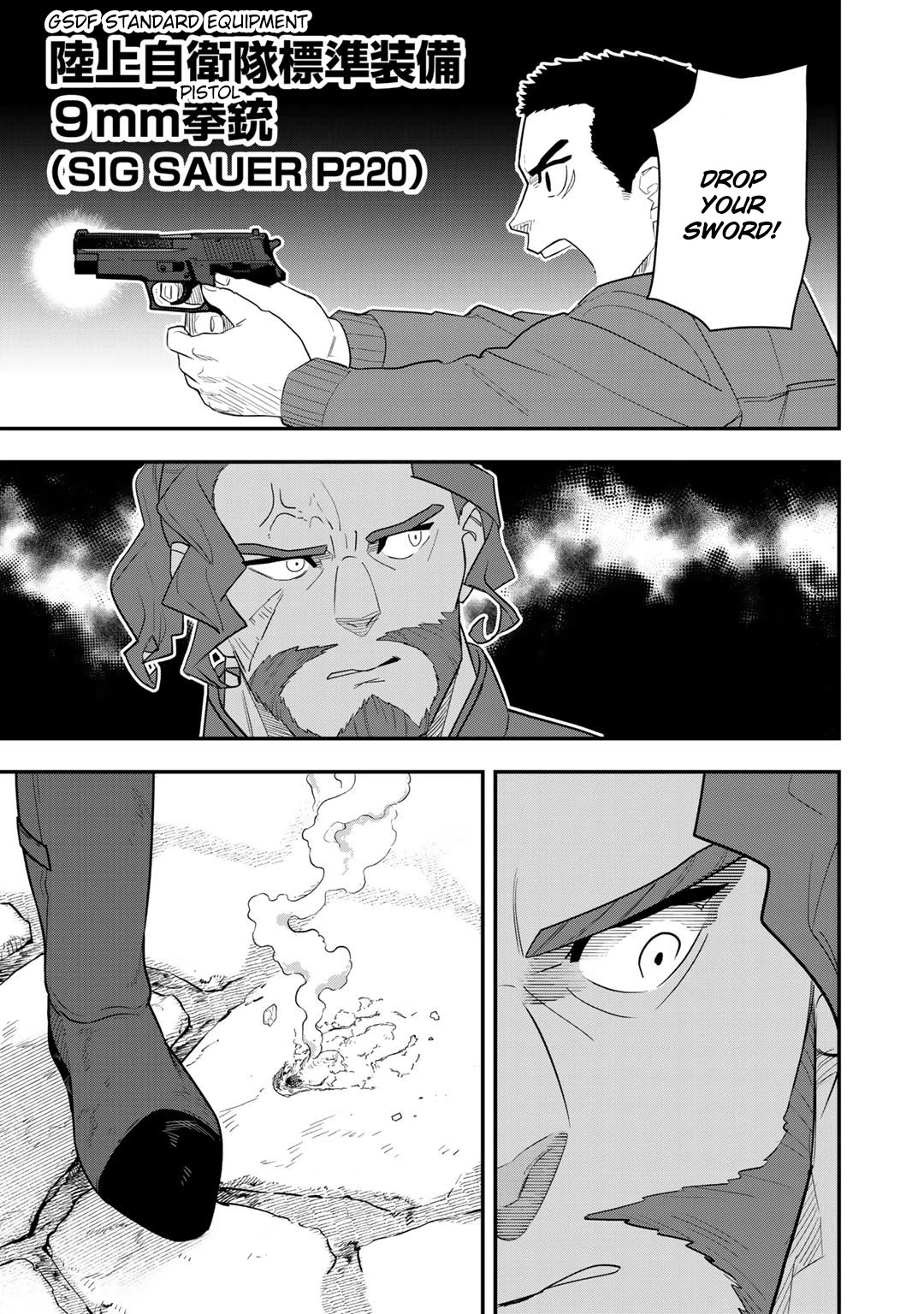 Different World Adventures Of A Lone Japan Ground Self Defense Force Ensign Chapter 8 page 4 - Chapter 8: The young man with blue hair
