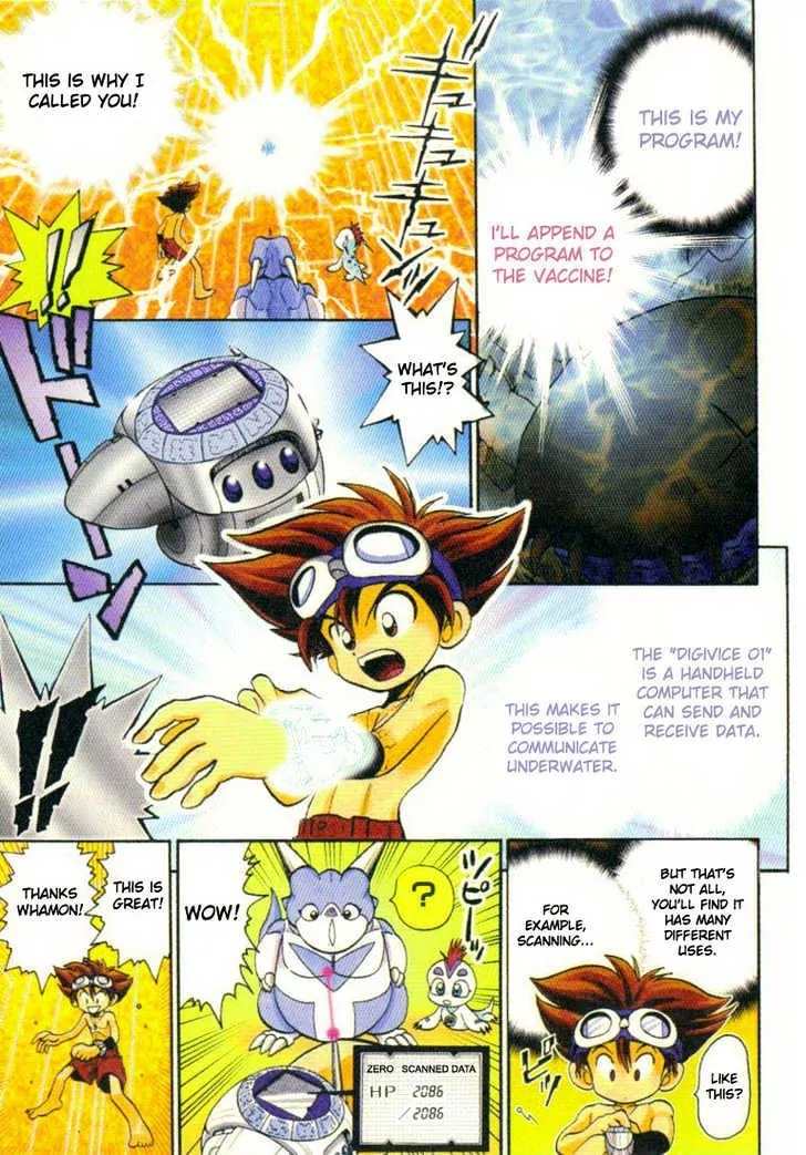Digimon Adventure V-Tamer 01 Chapter 9 page 10 - Chapter 9: A New Power, "Digivice 01"