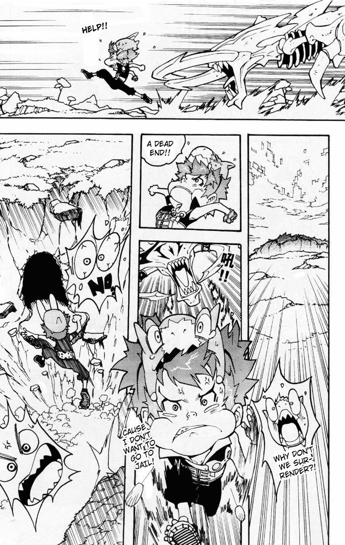 Digimon D-Cyber Chapter 1 page 11 - Chapter 1: The Nightmare Trip to the Digital World