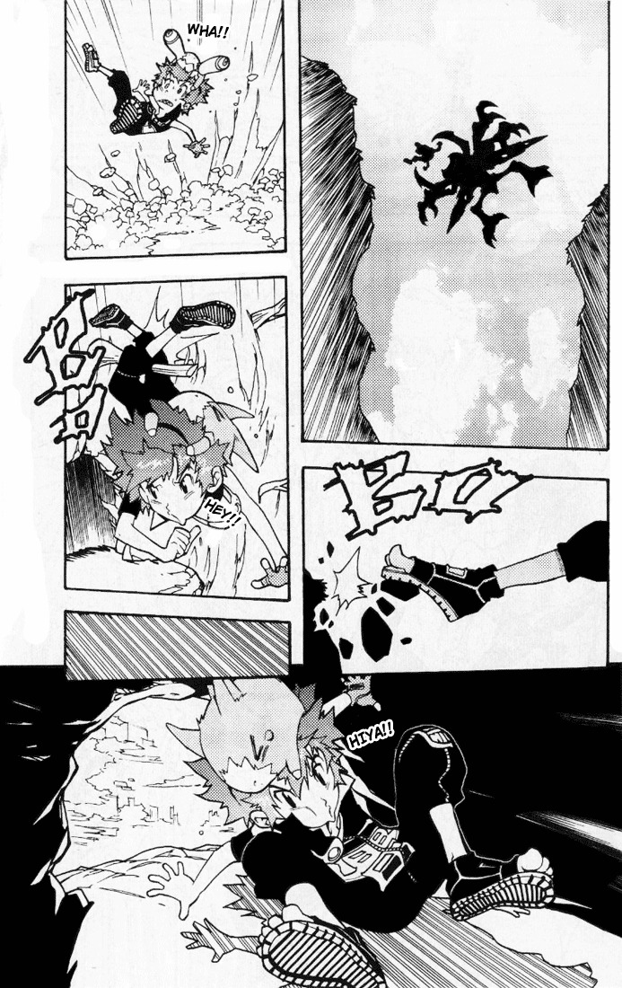 Digimon D-Cyber Chapter 1 page 12 - Chapter 1: The Nightmare Trip to the Digital World
