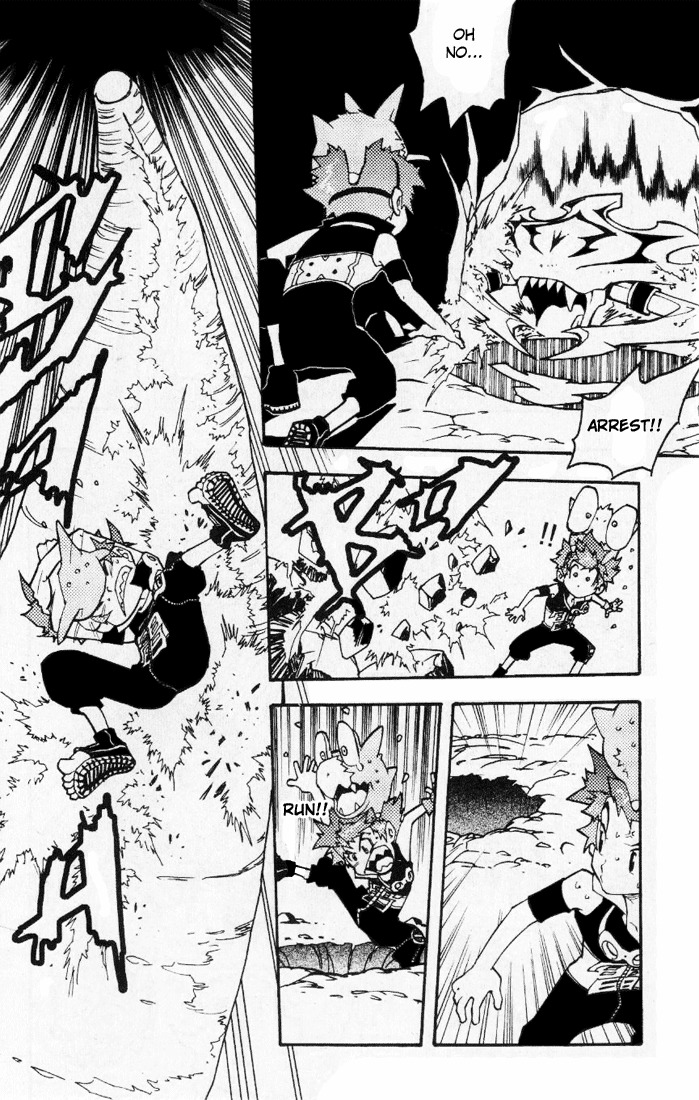 Digimon D-Cyber Chapter 1 page 13 - Chapter 1: The Nightmare Trip to the Digital World