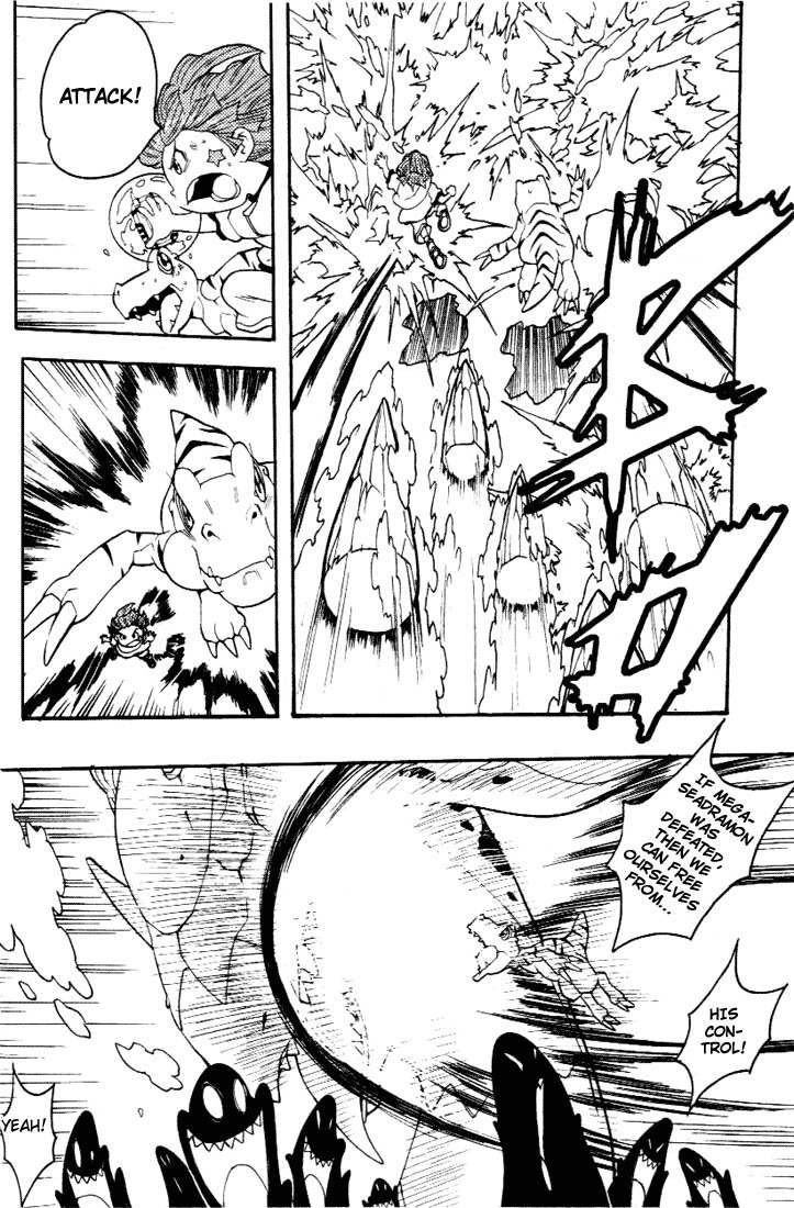 Digimon D-Cyber Chapter 6 page 14 - Chapter 6: Battle of Courage