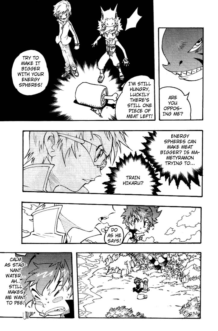 Digimon D-Cyber Chapter 6 page 5 - Chapter 6: Battle of Courage