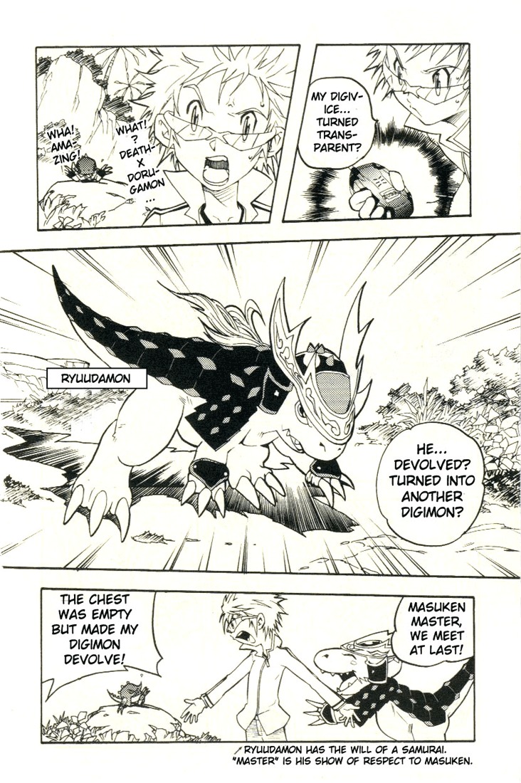 Digimon D-Cyber Chapter 7 page 6 - Chapter 7: 2nd Generation Evolution!!