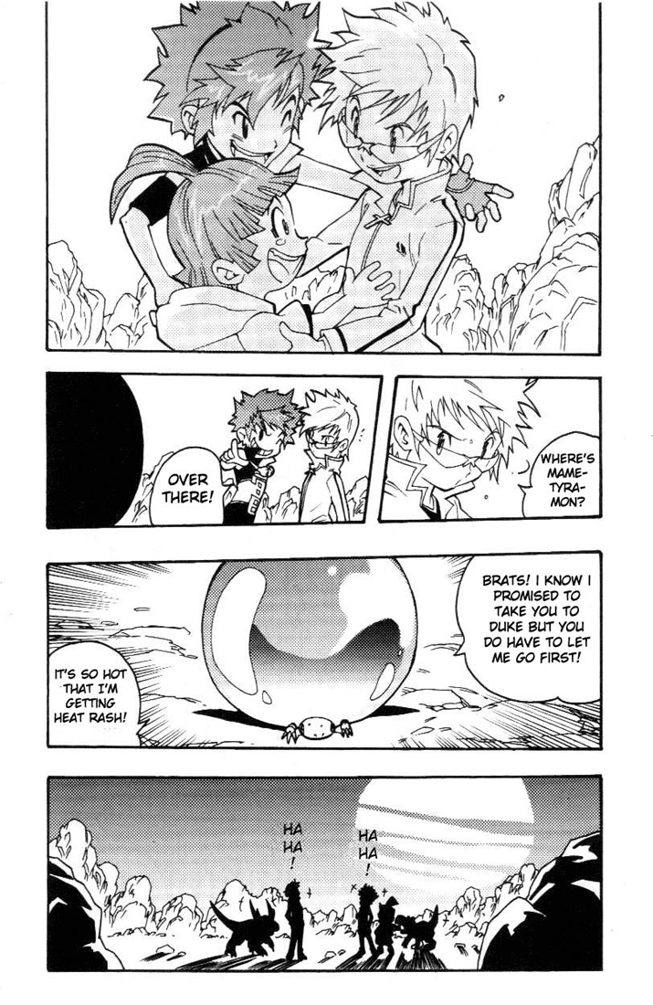 Digimon D-Cyber Chapter 9 page 16 - Chapter 9: Grade Without Arms