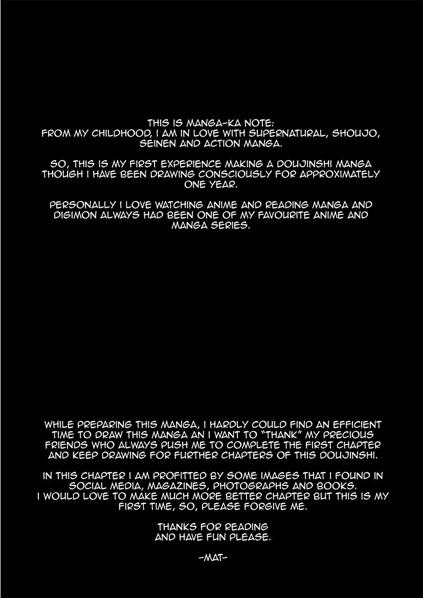 Digimon: Data Hunters Chapter 1 page 2 - Chapter 1 : Awakening of Chirubi, Helpf of Akari and Bunnymon