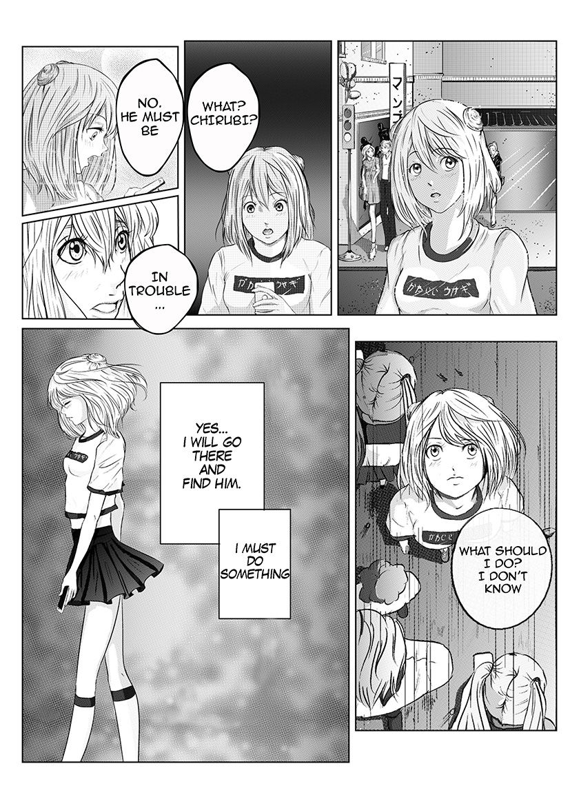 Digimon: Data Hunters Chapter 1 page 24 - Chapter 1 : Awakening of Chirubi, Helpf of Akari and Bunnymon